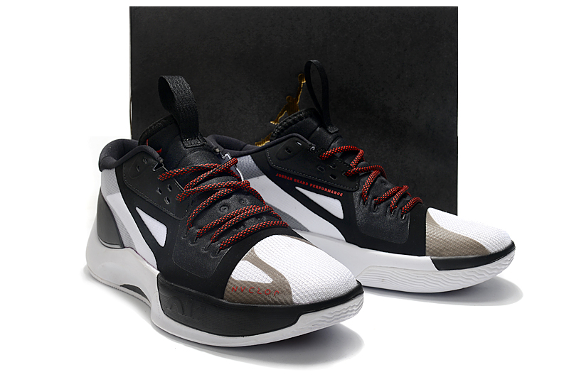 New Jordan Separate PF Black White Shoes - Click Image to Close